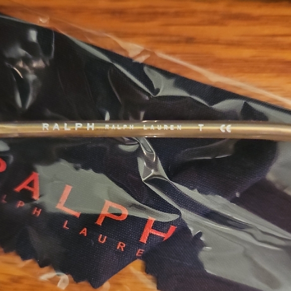 Ralph Lauren Beige Eyeglasses with Black Case - Picture 2 of 5